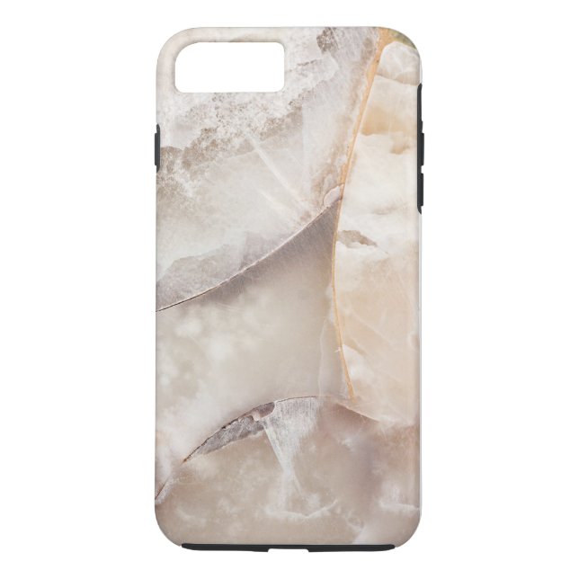 Coques Case-Mate iPhone Texture de marbre simple personnalisé (Dos)