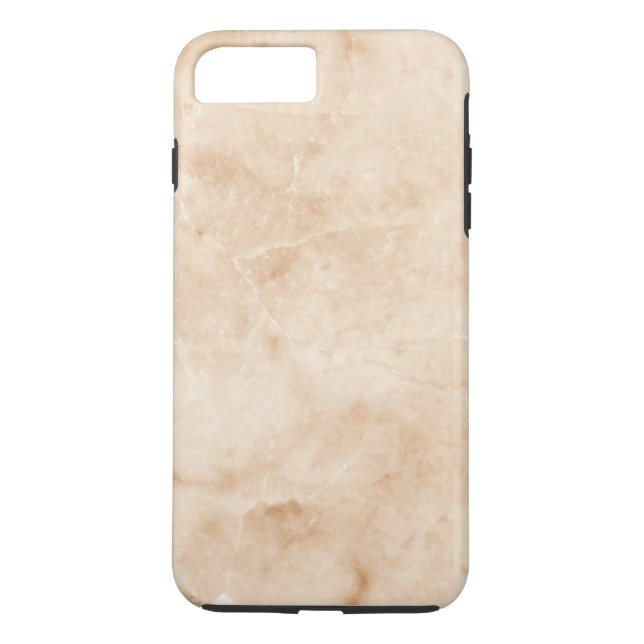 Coques Case-Mate iPhone Texture de marbre simple personnalisée (Dos)
