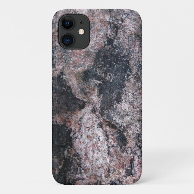 Coques Case-Mate iPhone Texture de Nature Rock Pinkish (Dos)