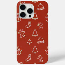 Texture de Noël rouge avec éléments de fête