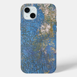 Coque Case-Mate iPhone Texture de peinture bleue détendue