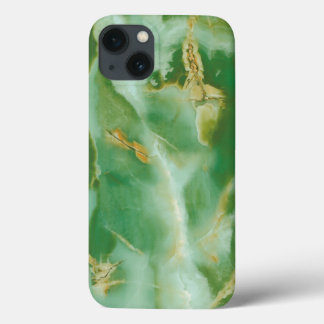 Case-Mate iPhone Case Texture de pierre blanche et verte