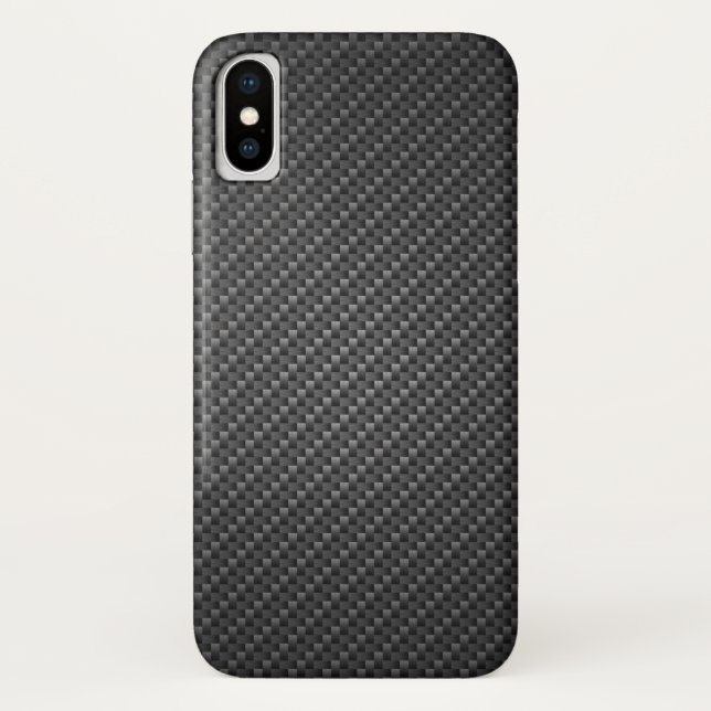 Coques Case-Mate iPhone Texture de polymère renforcé de fibre de carbone (Dos)