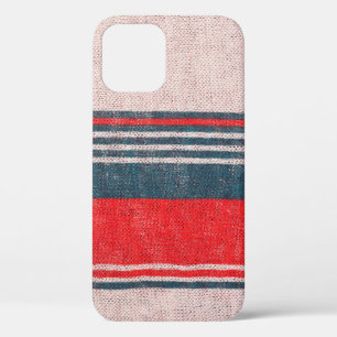 Case-Mate iPhone Case Texture de tricot lin avec rayures d'impression ro