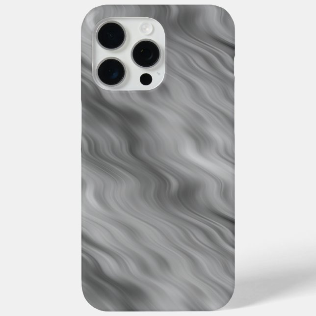 Coques Case-Mate iPhone Texture de vague Rose noir (Verso)