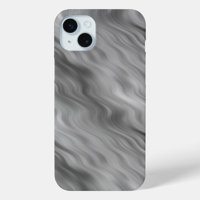 Coques Case-Mate iPhone Texture de vague Rose noir (Verso)