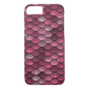 Coque Case-Mate iPhone Texture des échelles métalliques roses