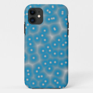 Etui iPhone Case-Mate texture des points bleus et blancs