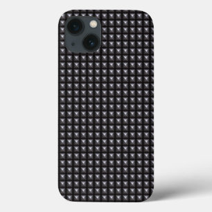 Coques Pour iPhone Texture en acier cloutée