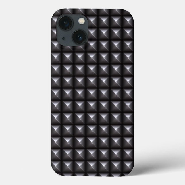 Coques Case-Mate iPhone Texture en acier cloutée (Verso)