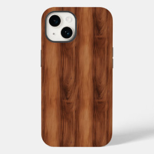 Coque Case-Mate iPhone Texture en bois Brown, Motif Brown en grains de bo