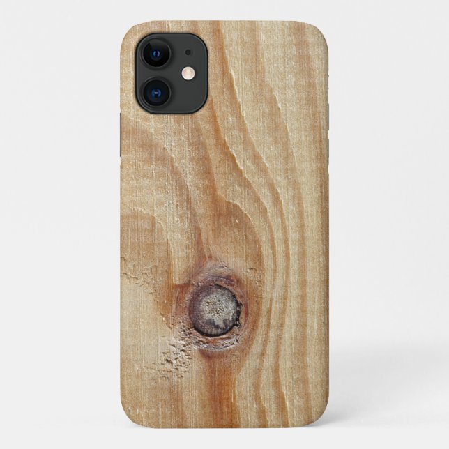 Coques Case-Mate iPhone Texture en bois clair (Dos)