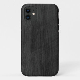 Coque Case-Mate iPhone Texture en bois noire