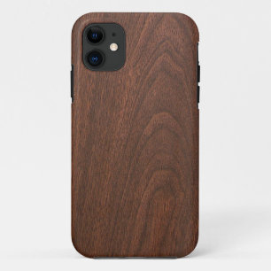Coque Case-Mate Pour iPhone texture en bois rouge