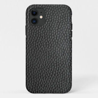 Case-Mate iPhone Case Texture en cuir noir