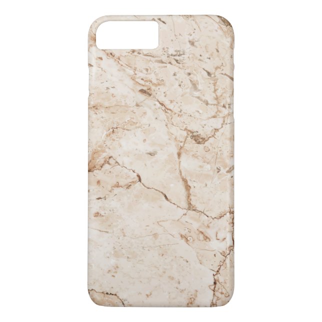 Coques Case-Mate iPhone Texture en marbre beige (Dos)