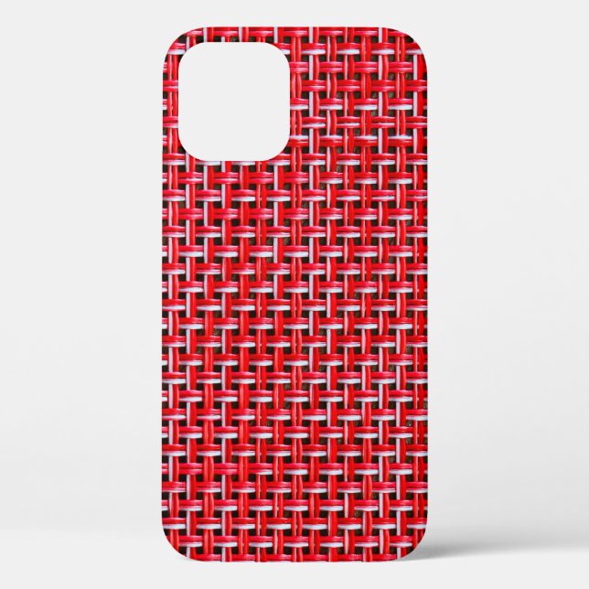 Coques Case-Mate iPhone Texture en rotin en rotin en osier en bambou (Verso)