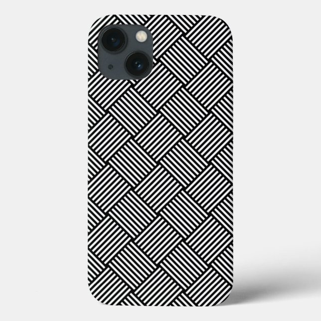 Coques Case-Mate iPhone Texture géométrique vérifiée (Verso)