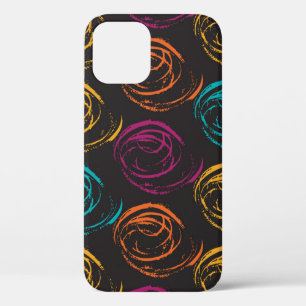 Case-Mate iPhone Case Texture grange peinte à la main. Élément géométriq