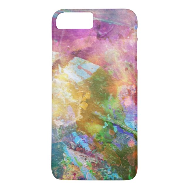 Coques Case-Mate iPhone Texture grunge abstraite avec la peinture 3 (Dos)