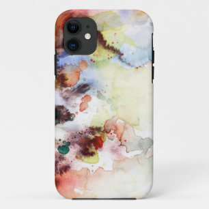 Coque Case-Mate iPhone Texture grunge d'aquarelle abstraite avec la