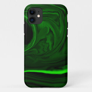 Coque Case-Mate iPhone texture malachite verte
