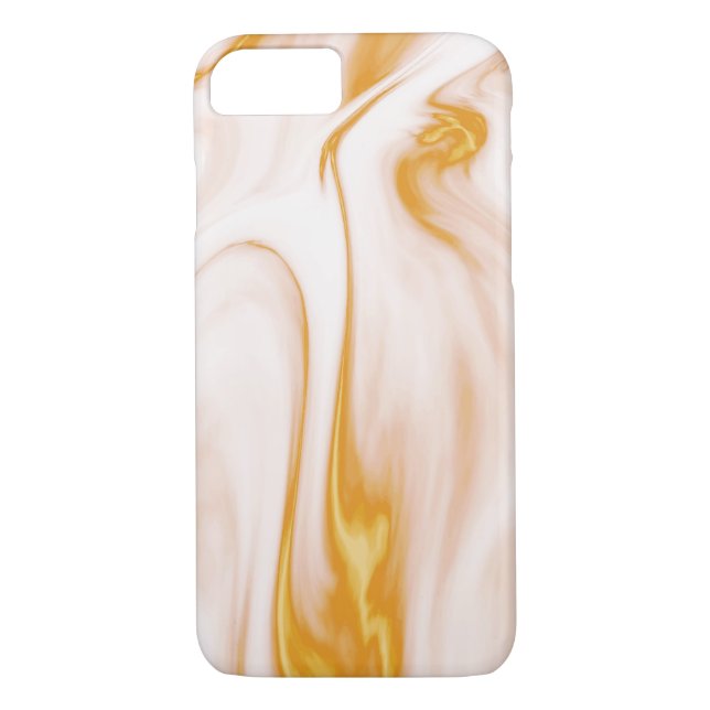 Coques Case-Mate iPhone Texture Or Blanc Et Pierre De Marbre Rose (Dos)