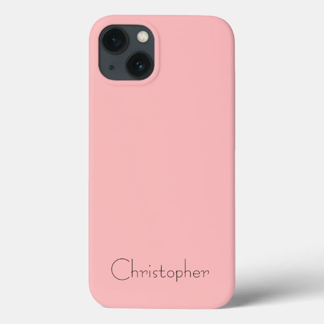 Coques Case-Mate iPhone Texture radiale brun clair personnalisée (Verso)