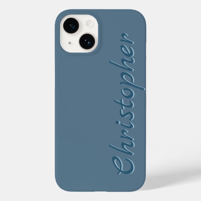 Coques Case-Mate iPhone Texture radiale grise personnalisée 15 (Verso)