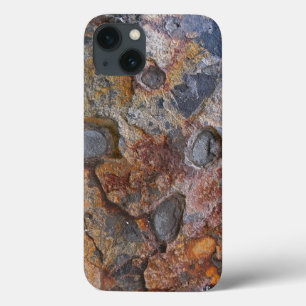 iPhone 13 Coque Texture rocheuse sédimentaire
