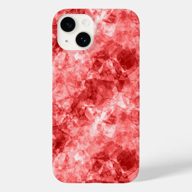 Coques Case-Mate iPhone Texture rouge dégraissée (Verso)