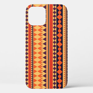 Case-Mate iPhone Case Texture tribale : motif rayures vintages.