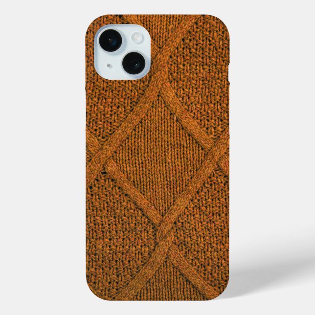 Coques Case-Mate iPhone texture tricotée Abstraite (Verso)