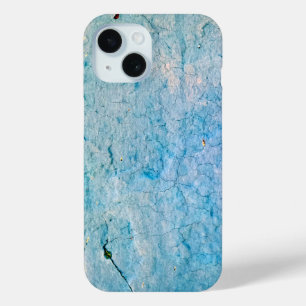 Coque Case-Mate iPhone Texture turquoise de Grunge en relief