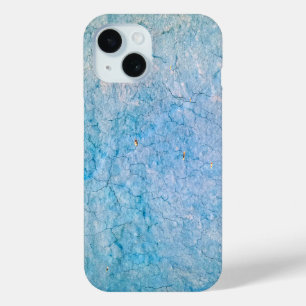 Coque Case-Mate iPhone Texture turquoise de Grunge en relief