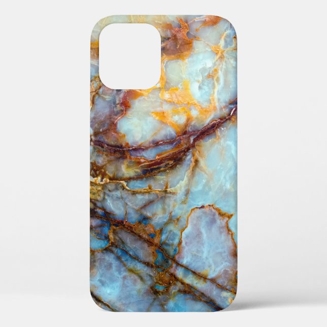 Coques Case-Mate iPhone texture unique de pierre naturelle - marbre, onyx, (Verso)
