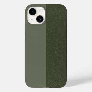 Coque Case-Mate iPhone Texture verte à deux tonalités personnalisée iPhon