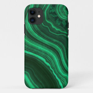 Case-Mate iPhone Case Texture verte de malachite