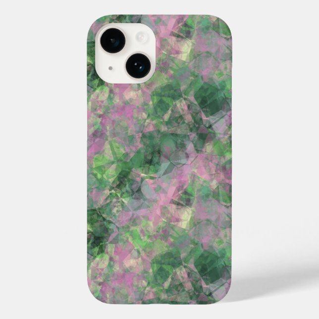 Coques Case-Mate iPhone Texture verte du printemps dégraissée (Verso)