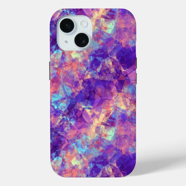 Coques Case-Mate iPhone Texture violette écrasée (Verso)