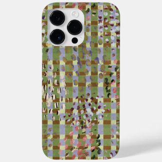 Coque Case-Mate iPhone Textured Pointillism Grid Pattern Artwork