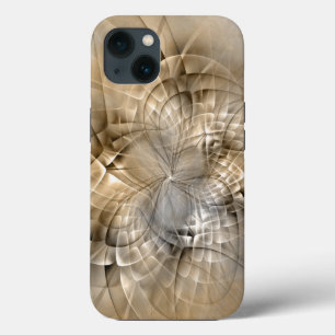 Case-Mate iPhone Case Textures d'art fractal moderne aux tons de terre
