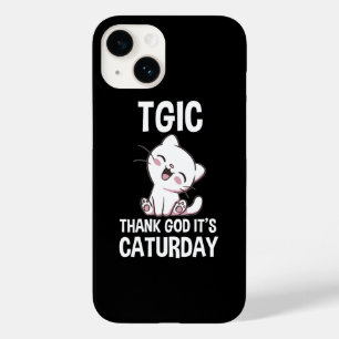 Coque Case-Mate iPhone TGIC Merci Dieu C'est Caturday