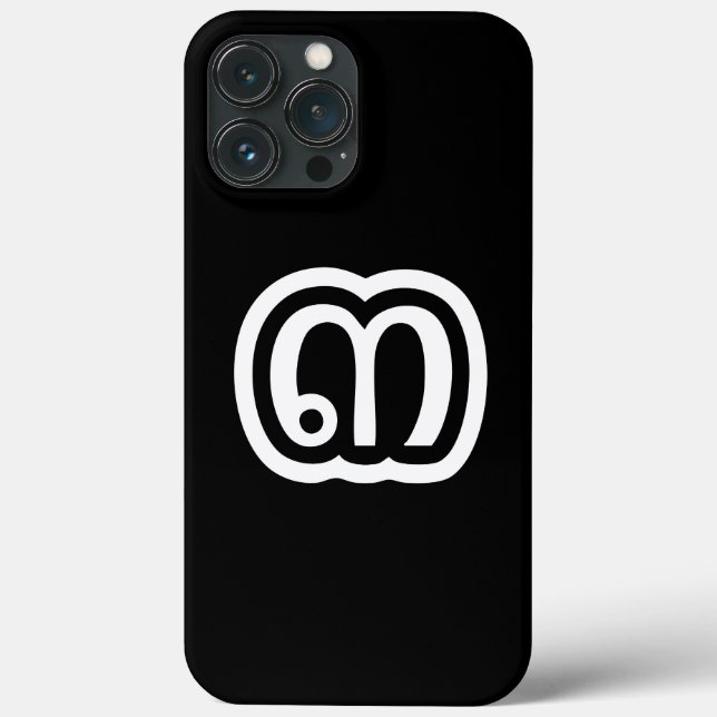 Coques Case-Mate iPhone Thaïlande Numéro 3 / Trois / ๓ (Sam) Script thaïla (Verso)