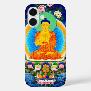 Coque Pour iPhone 16 Thangka oriental cool Prabhutaratna Bouddha