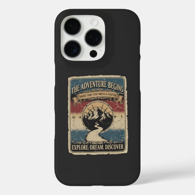 Coques Case-Mate iPhone The adventure begins (Verso)