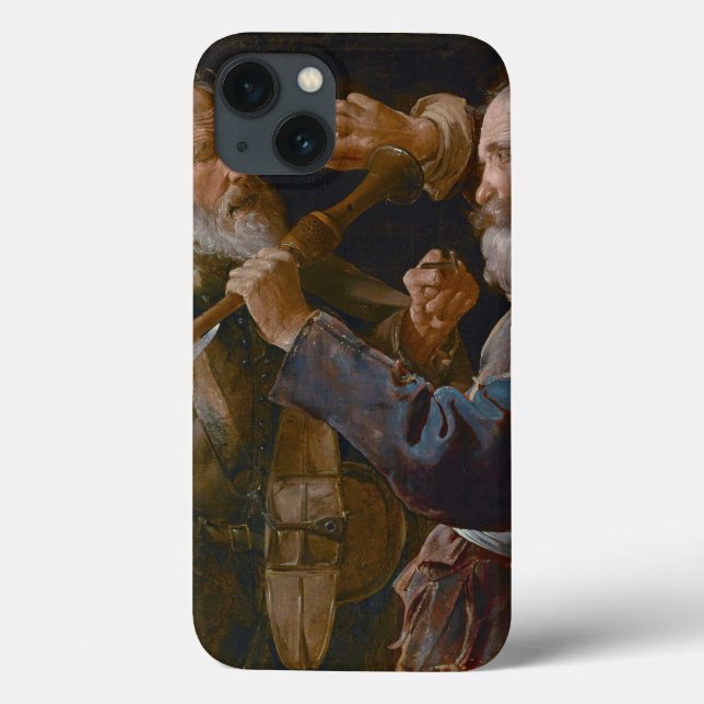 Coques Case-Mate iPhone The Beggars' Brawl, c.1625-30 (oil on canvas) (Verso)