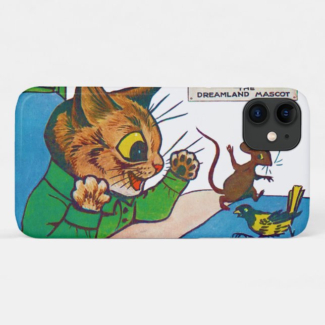 Coques Case-Mate iPhone The Dreamland Mascot, Louis Wain (Dos (Horizontal))