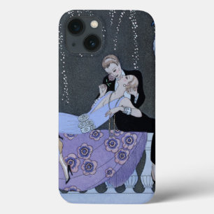 Etui iPhone 13 The Fire, illustration pour Fetes Galantes by Pau