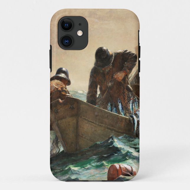 Coques Case-Mate iPhone The Herring Net par Winslow Homer. (Dos)